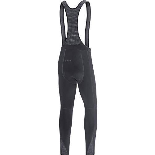 GORE WEAR Culote térmico con badana de ciclismo para hombre, C5, L, Negro