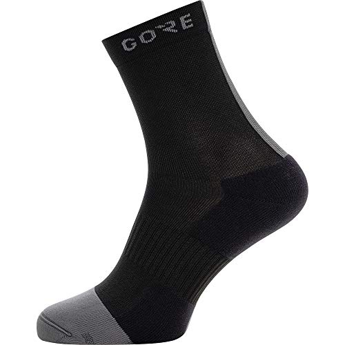 GORE WEAR M Calcetines unisex, Talla: 41-43, Color: negro/gris