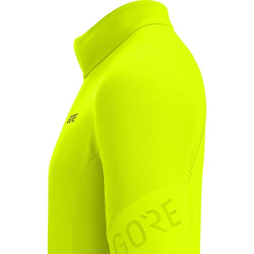 GORE WEAR Maillot térmico de ciclismo para hombre, C3, L, Amarillo neón