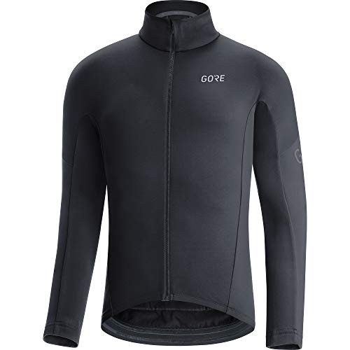 GORE WEAR Maillot térmico de ciclismo para hombre, C3, L, Negro