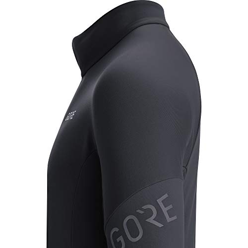 GORE WEAR Maillot térmico de ciclismo para hombre, C3, L, Negro