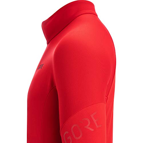 GORE WEAR Maillot térmico de ciclismo para hombre, C3, L, Rojo