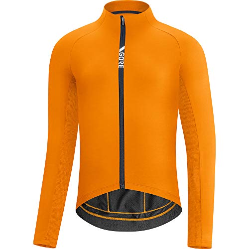 GORE WEAR Maillot térmico de ciclismo para hombre, C5, XL, Naranja