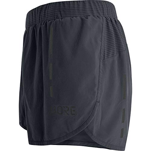 GORE WEAR Short de running Split Shorts para hombre, L, Negro