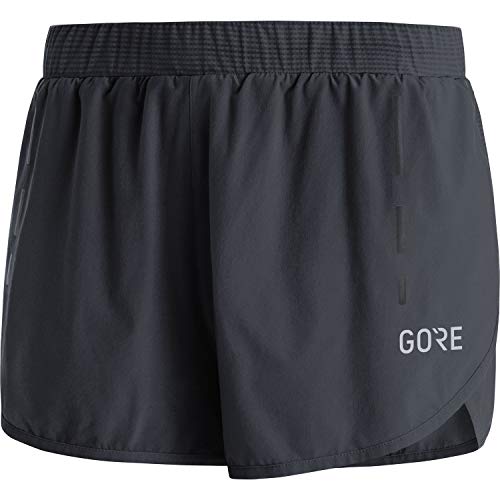 GORE WEAR Short de running Split Shorts para hombre, L, Negro