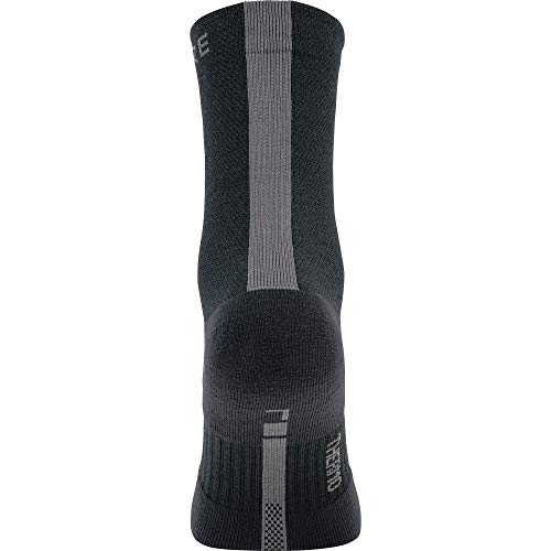 GORE WEAR Thermo calcetines unisex, Talla: 44-46, XL, Color: negro/gris