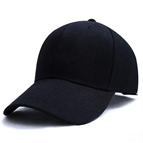 Gorra de Béisbol Simple Snapbacks Deportes Casual Sombrero de Béisbol Visera Sombrero de Protección Solar Gorras de Golf Casual Deportivo Algodón Peso Ligero Unisex Ajustable Sombreros