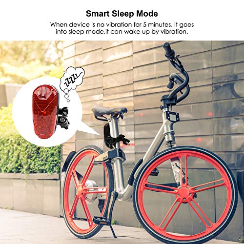 GPS Rastreador de Bicicleta, LED Mini Localizador GPS Anti-Robo IP65 Impermeable Tracker Motion Shock SOS luz de Alarma Bicicleta Oculta GPS Localizadores TK906