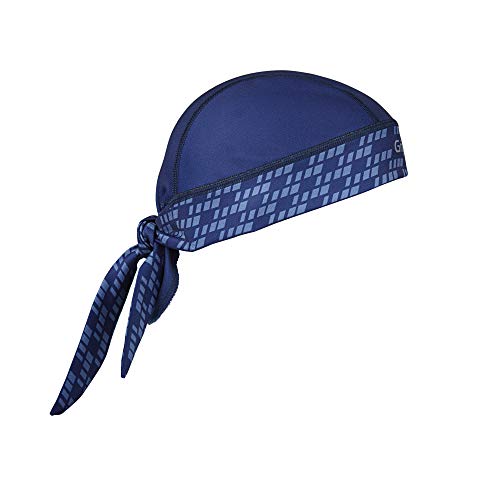 GripGrab Bandana Protección UV Sotocasco Gorra de Ciclismo Transpirable Pañuelo Sudor Cabeza en 8 Colores Calentadores Babeza, Adultos Unisex, Azul Marino, Talla Única