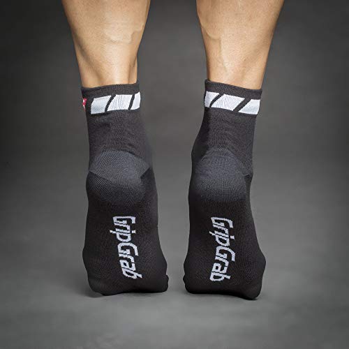 GripGrab Calcetines Ciclismo Verano Tobilleros Altura 7cm Pack de 3 Pares e Individual Ciclistas Carretera MTB Unisex