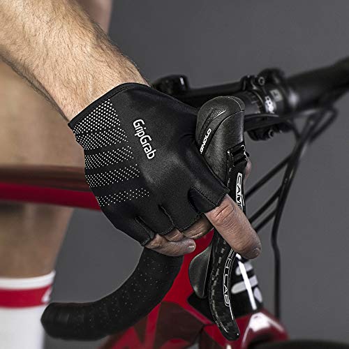 GripGrab Guantes de Ciclismo de Verano Ride Cortos Medio Dedo Acolchados de Iniciación Bicicleta Carretera MTB Unisex