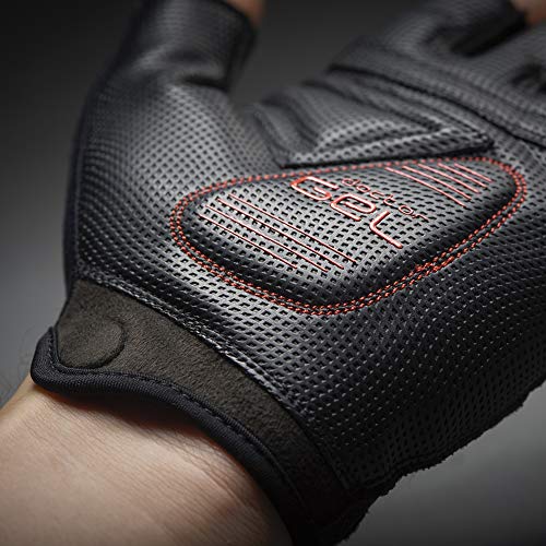 Gripgrab Guantes de Ciclismo ProGel 4mm DoctorGel Carretera MTB Cortos de Verano Bicicleta Antideslizantes Acolchados, Unisex Adulto, Negro, L