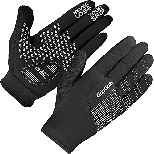 GripGrab Guantes de Ciclismo Ride Entretiempo Cortavientos Acolchados Transpirables Táctiles Guantes Ciclismo Invierno