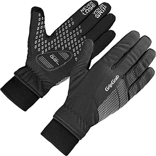 GripGrab Guantes de Ciclismo Ride Térmicos de Invierno Cortavientos Acolchados Táctiles con Forro Polar Guantes Ciclismo Invierno