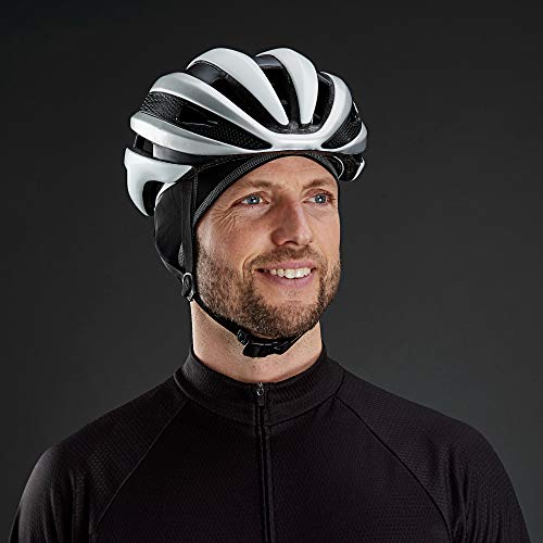 GripGrab Lightweight Thermal Under Helmet Cycling Running Skull Cap-Winter Bicycle Hat-Black, Neon HiViz Headwear Calentadores Babeza, Unisex-Adult, Negro, M (57-60 cm)