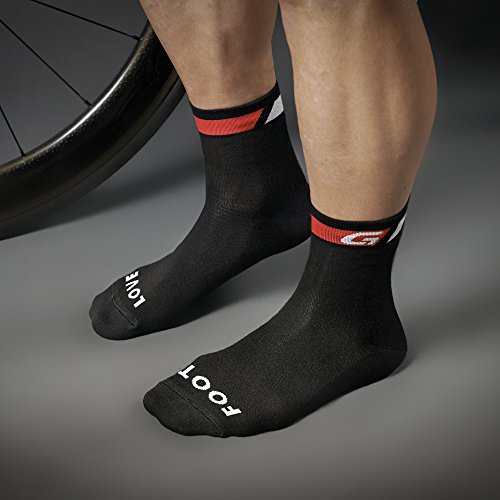 GripGrab Pack de 3 Pares de Calcetines Ciclismo Verano Cortos Altura 12cm Bicicleta Carretera MTB Gravel Indoor Unisex, Negro/Blanco/Amarillo Neón, L