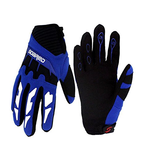 Gtopart 50g Guantes de Ciclismo Niños para Motociclista Bici Bicicleta Verano (Azul, XS)