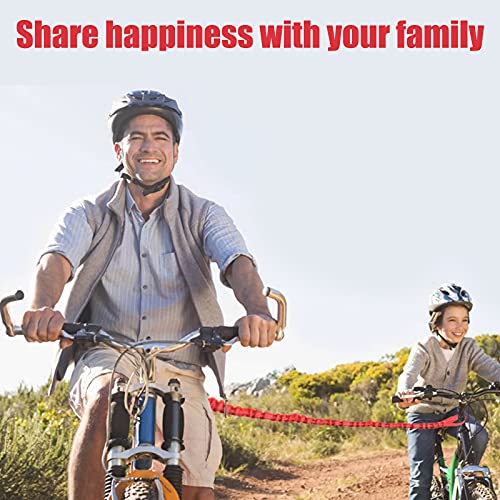 Gtwinsone Remolque Bicicleta Niños Correa para Remolcar Vehículos Barra Cuerda Elástica Bungee Cord MTB Accesorios Cuerda de Nailon Bicicleta Adapta Cualquier Bicicleta para Niños,Adultos,Escaladas