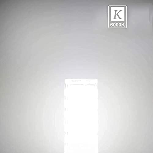 GU10 LED Maíz Bombilla 8W, 800lm, 80W Incandescente Bombilla Equivalentes, Ángulo De Haz 360°, CRI>82+, AC 220V-240V, Sin Parpadeo GU10 Lámparas, Paquete de 5,Cool White