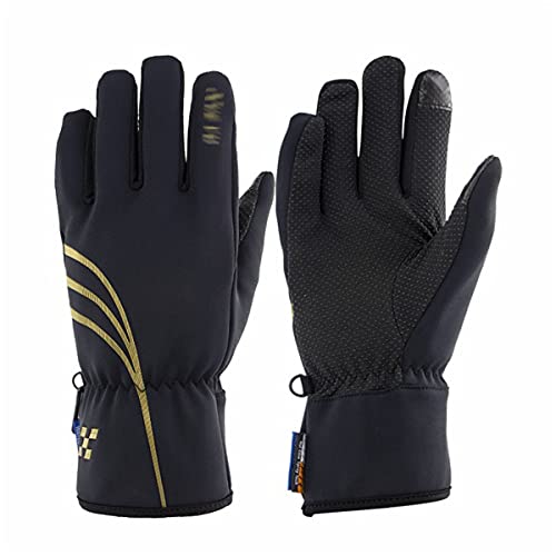 Guantes de ciclismo al aire libre Guantes de motocicleta Málaga antideslizante Riding Motorcycle Riders Pantalla táctil Guantes para caminar, andar en bicicleta, deportes ( Color : Black , Size : M )