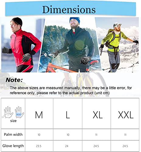 Guantes térmicos de ciclismo cómodos,guantes de invierno,resistentes al viento,impermeables,antideslizantes,con pantalla táctil; guantes de conducción para hombres y mujeres,para escalada o senderismo