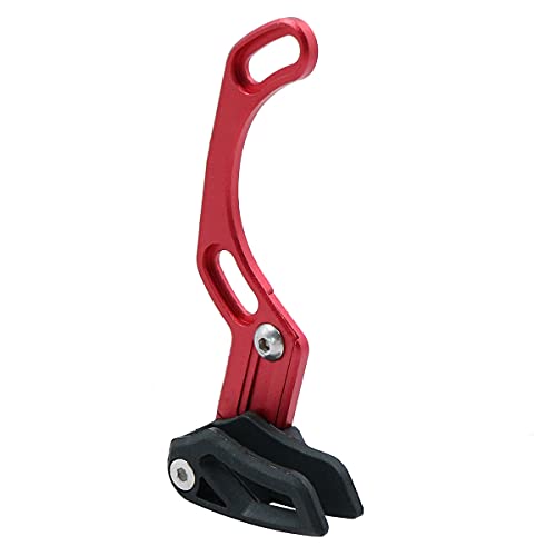 Guía de Cadena MTB Deflector de Cadena de Bicicleta - Bicicleta de montaña ISCG 05 Protector de Plato de Montaje Directo Accesorios de pedalier, Aleación de Aluminio Ultraligero, Rojo, 1 ud