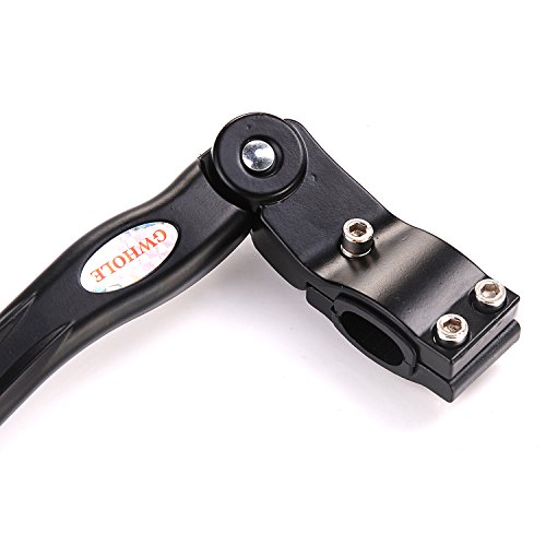 GWHOLE Aluminio Soporte Ajustable del Retroceso de la Bici Pata de Cabra para Ciclismo de Bicicletas 24", 26", 28"-Negro