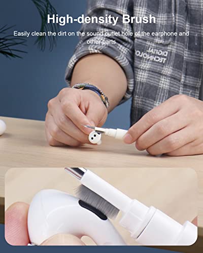 Hagibis Kit de limpieza para Airpods Pro 1 2 multifunción cepillo suave para auriculares Bluetooth herramientas de limpieza para Lego Huawei Samsung MI