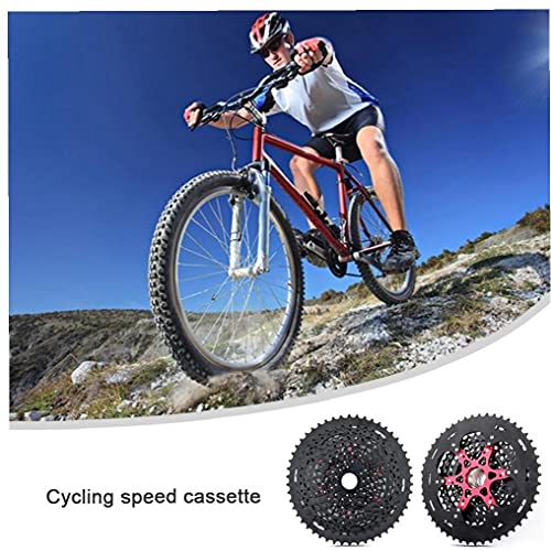 Hainice 12 velocidades 9-50T Cassette de Ciclismo Cassette Freewheel Sprocket Dientes compatibles con XD Black