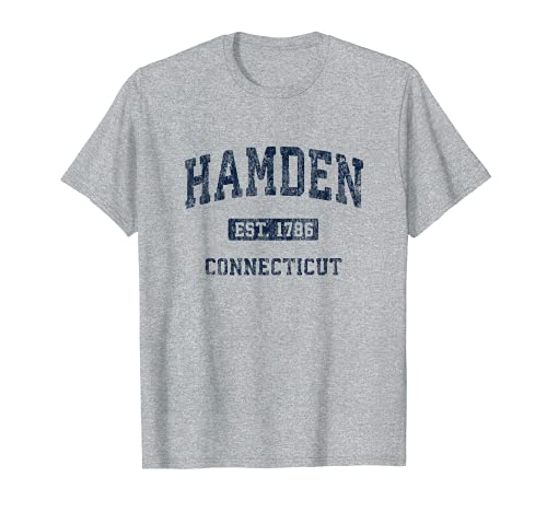 Hamden Connecticut CT - Diseño deportivo vintage Camiseta