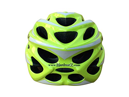 HardnutZ - Casco para bicicleta de carretera, Amarillo, talla 54-61cm