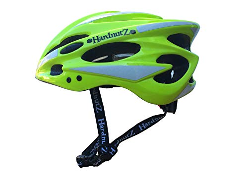 HardnutZ - Casco para bicicleta de carretera, Amarillo, talla 54-61cm
