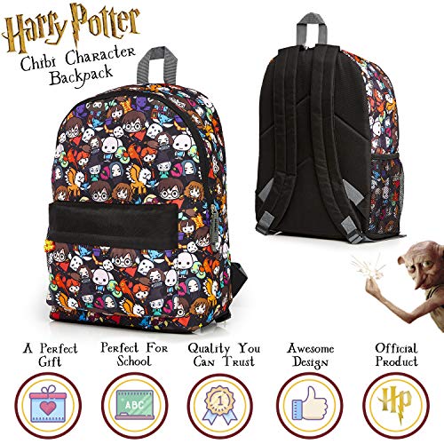 Harry Potter Mochilas Escolares Juveniles, Material Escolar para Niños, Mochila Gran Capacidad para Colegio Viajes, Harry Potter Merchandising Regalos para Niños Niñas y Adolescentes