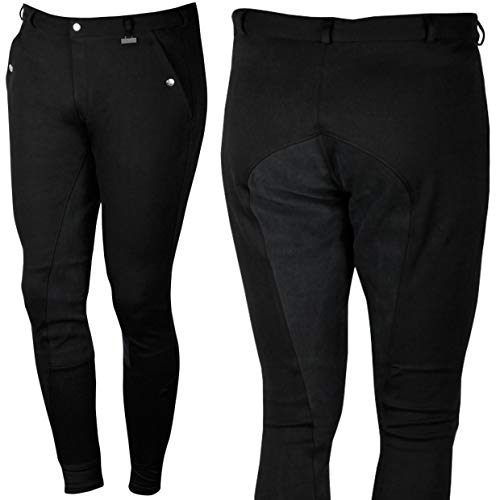 Harry's Horse H50 H50 - Pantalones de equitación para Mujer, Mujer, Beijing II Plus H50 - Pantalones de equitación para Hombre, 26000292, Negro, H50