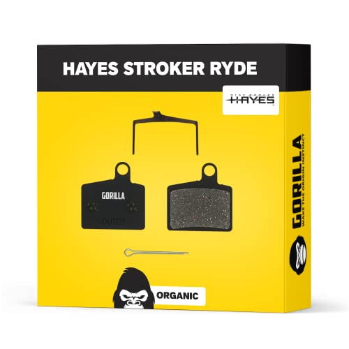 Hayes Pastillas de Freno Stroker RYDE RYDE Comp & Radar para Freno de Disco Bicicleta I Orgánico I Alto Rendimiento I Durable & Ajuste Pastillas de Freno Bicicleta