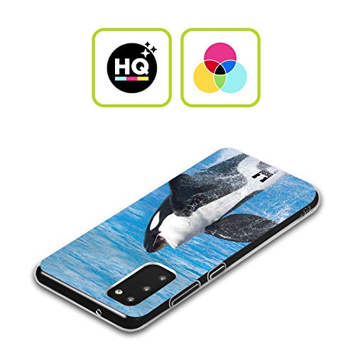 Head Case Designs Salto De Ballena Orca Animales Famosos Carcasa de Gel de Silicona Compatible con Samsung Galaxy M30 (2019)