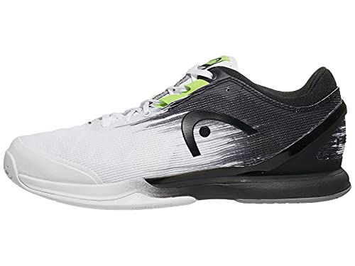 HEAD Sprint Pro 3.0 Men Whrv, Zapatillas de Tenis Hombre, Blanco y Negro, 44.5 EU