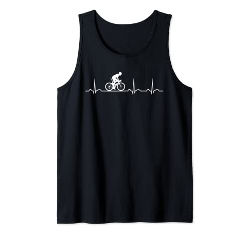 Heartbeat Bicicleta de carretera Bicicleta de contrarreloj Camiseta sin Mangas