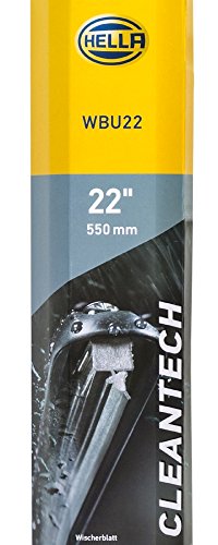 HELLA 9XW 358 053-221 Cleantech Limpiaparabrisas - WBU22 - Escobilla con hoja plana - para vehic. dirección izquierda - 22" - 550mm - delante - Cant.: 1