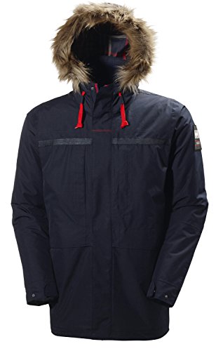 Helly Hansen Coastal 2 Parka Chaqueta Impermeable, Cortaviento y Transpirable para el Uso Diario, Hombre, Azul Marino, M