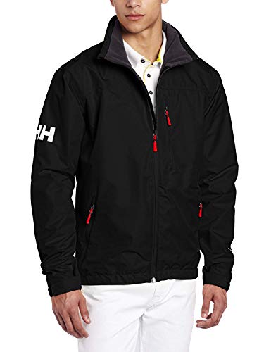 Helly Hansen Crew Midlayer Chaqueta deportiva impermeable, Hombre, Negro (Black 990), L