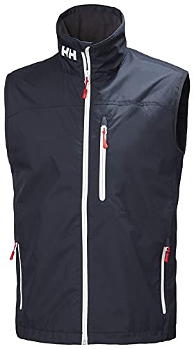 Helly Hansen Crew Vest Chaleco Forro Polar Interior para Hombres, Impermeable y diseñado para Cualquier Actividad Casual o Deportiva, Azul Marino, M