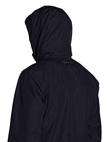 Helly Hansen Dubliner Jacket Chaqueta Chubasquero para Hombre de Uso Diario y para Actividades marítimas con la tecnología Helly Tech, Azul (Marino), M