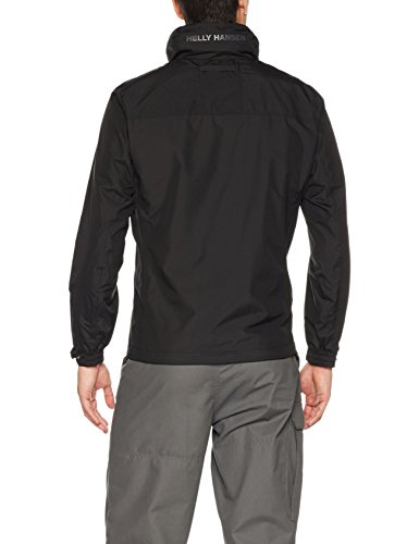 Helly Hansen Dubliner Jacket Chaqueta Chubasquero para Hombre de Uso Diario y para Actividades marítimas con la tecnología Helly Tech, Negro, L