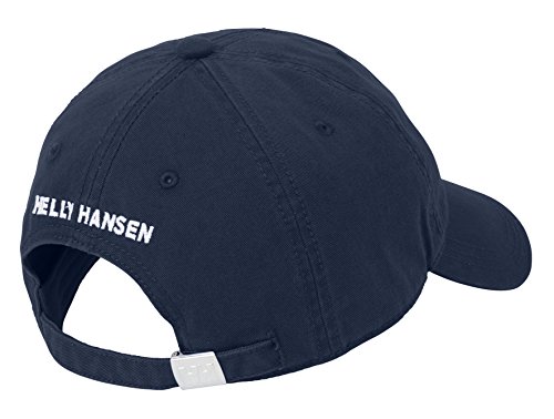 Helly Hansen Logo Cap Gorra Unisex 100% algodón para protegerse del Sol Durante Actividades al Aire Libre, Hombre, Azul (Navy), STD