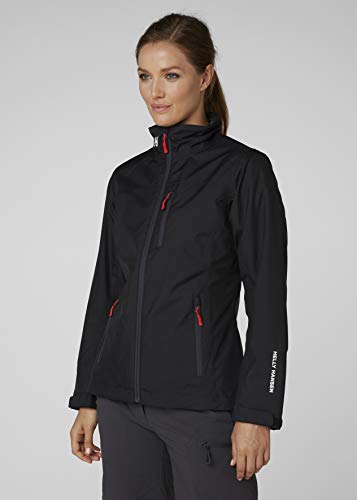 Helly Hansen W Crew Midlayer Jacket Chaqueta Deportiva, Mujer, Negro, XL