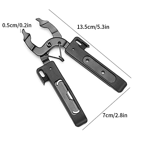 Herramienta De Eliminación De Enlaces De Bicicleta De La Cadena De Bicicletas 2 En 1 Abridor De Cerca del Alquejamiento Removedor De Cerca para La Bicicleta De Montaña De Carretera Bicicleta De