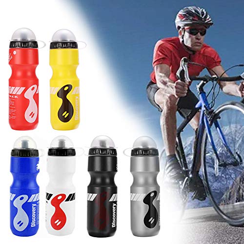 Hervidores de Bicicleta Ciclismo, Botella de Agua para Deportes al Aire Libre con Soporte para Botella y Kit de Bicicleta con Tornillos para Ejercicio, Viajes, Gimnasio, Camping, Senderismo