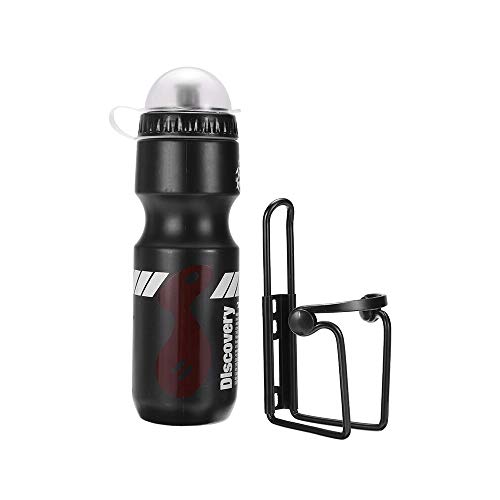 Hervidores de Bicicleta Ciclismo, Botella de Agua para Deportes al Aire Libre con Soporte para Botella y Kit de Bicicleta con Tornillos para Ejercicio, Viajes, Gimnasio, Camping, Senderismo