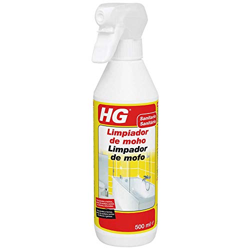 HG Spray Antimoho, Limpiador de Moho para Paredes, Azulejos, Juntas de Silicona para la Ducha, Cocina y Baño entre otros (500 ml) - 186050106